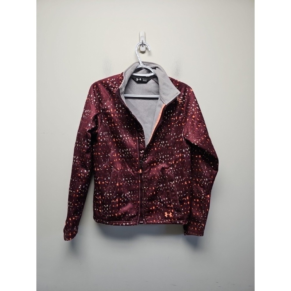 UNDER ARMOUR Storm 2 ‎ Womens Coldgear Infrared Full Zip Size Medium Geometric